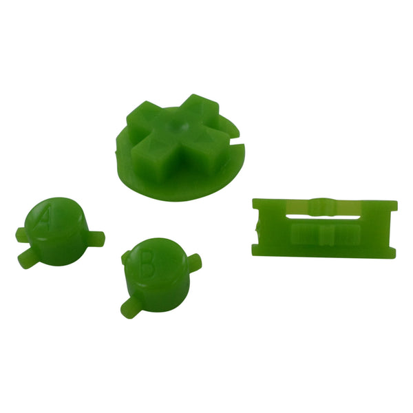 Replacement Button Set For Nintendo Game Boy Color - Green | ZedLabz