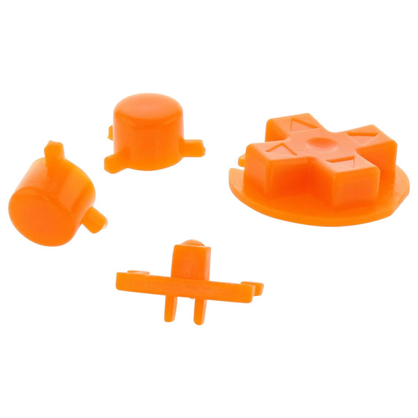 Replacement Button Set For Nintendo Game Boy Pocket - Orange | ZedLabz