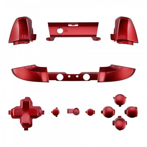 Replacement Button Set For Xbox One Slim 1708 Controller - Matte Red | ZedLabz