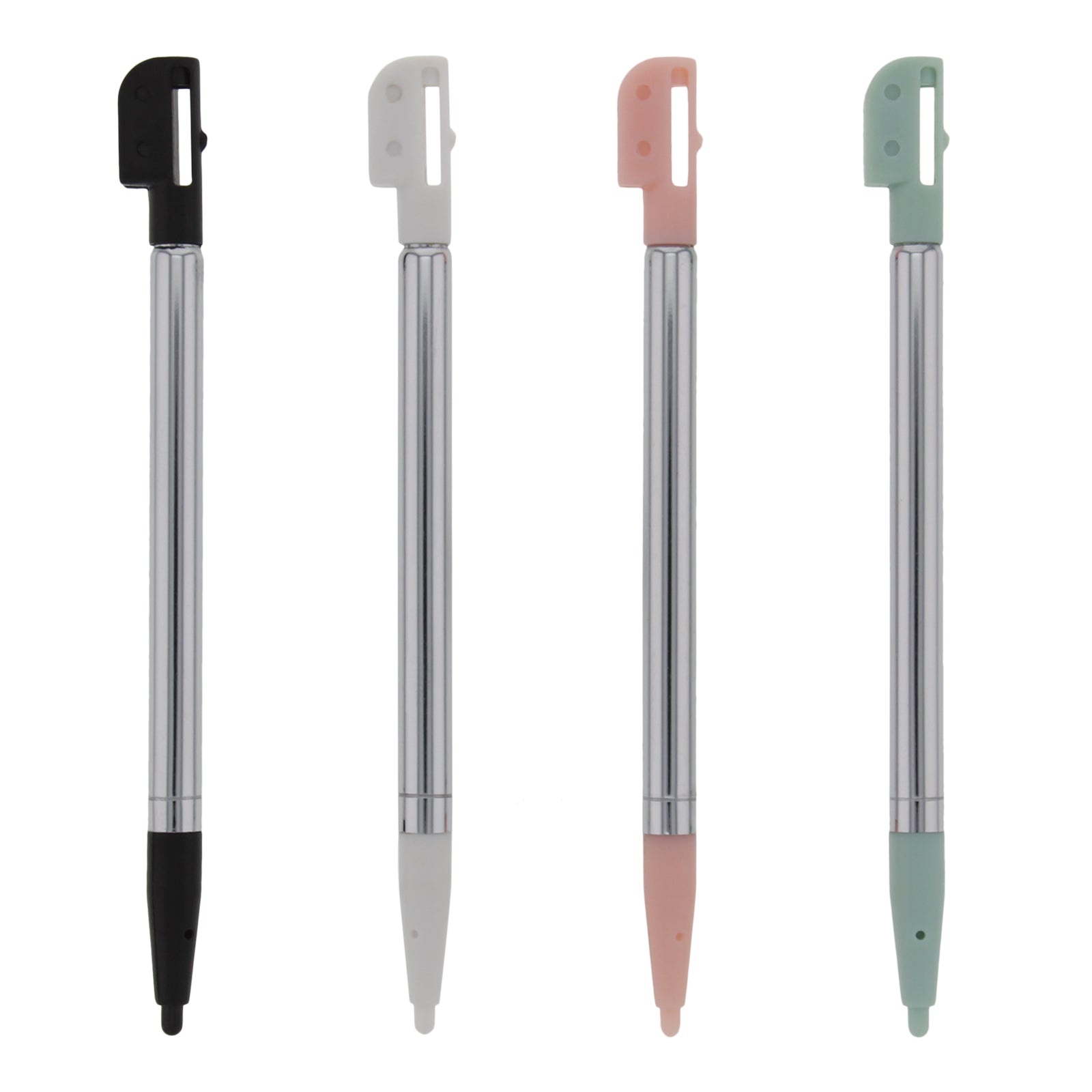 Replacement Extendable Metal Stylus Pens For Nintendo DS Lite - 4 Pack Multi-Colour | ZedLabz
