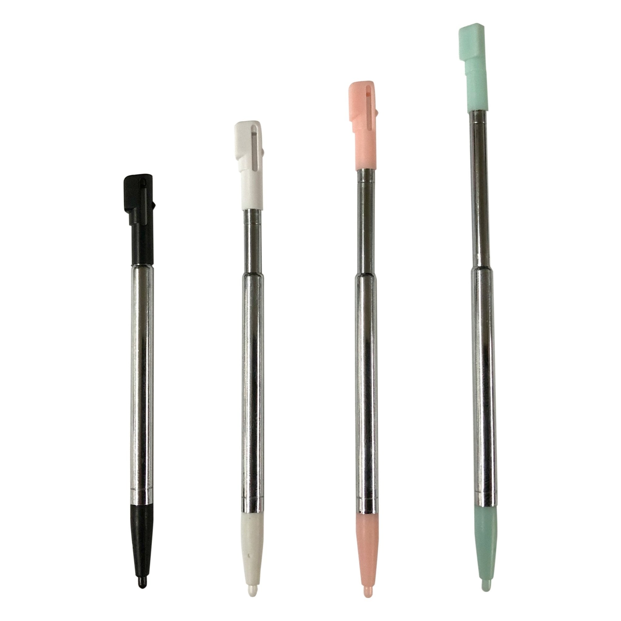 Replacement Extendable Metal Stylus Pens For Nintendo DSi - 4 Pack Multi - Colour | ZedLabz - 1