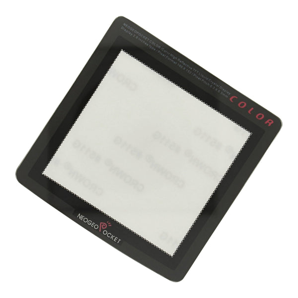 Replacement GLASS screen lens cover for Neo Geo Pocket Color with adhesive - Dark grey | ZedLabz