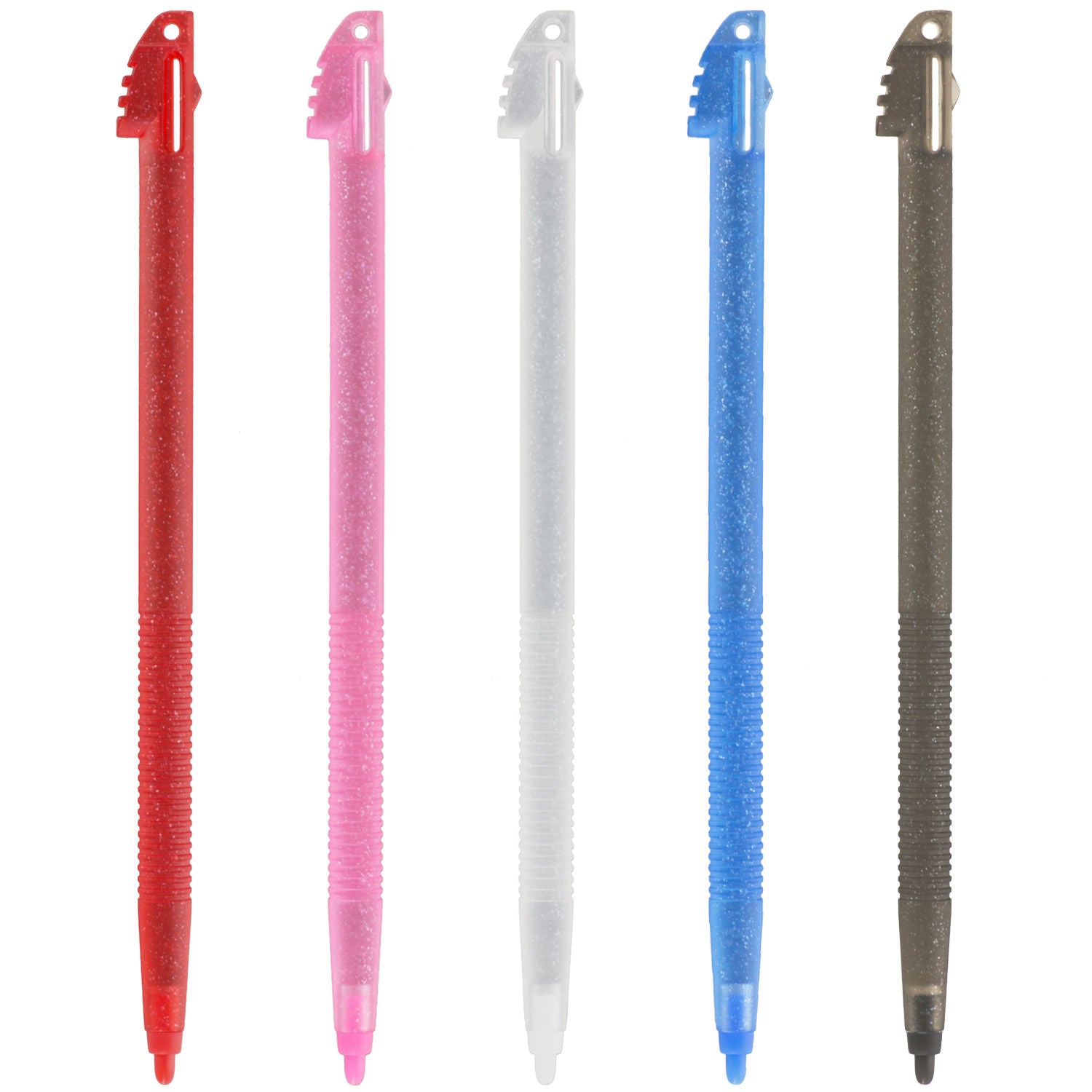 Replacement Glitter Stylus Set For Nintendo 3DS XL - 5 Pack - Multi-Colour | ZedLabz