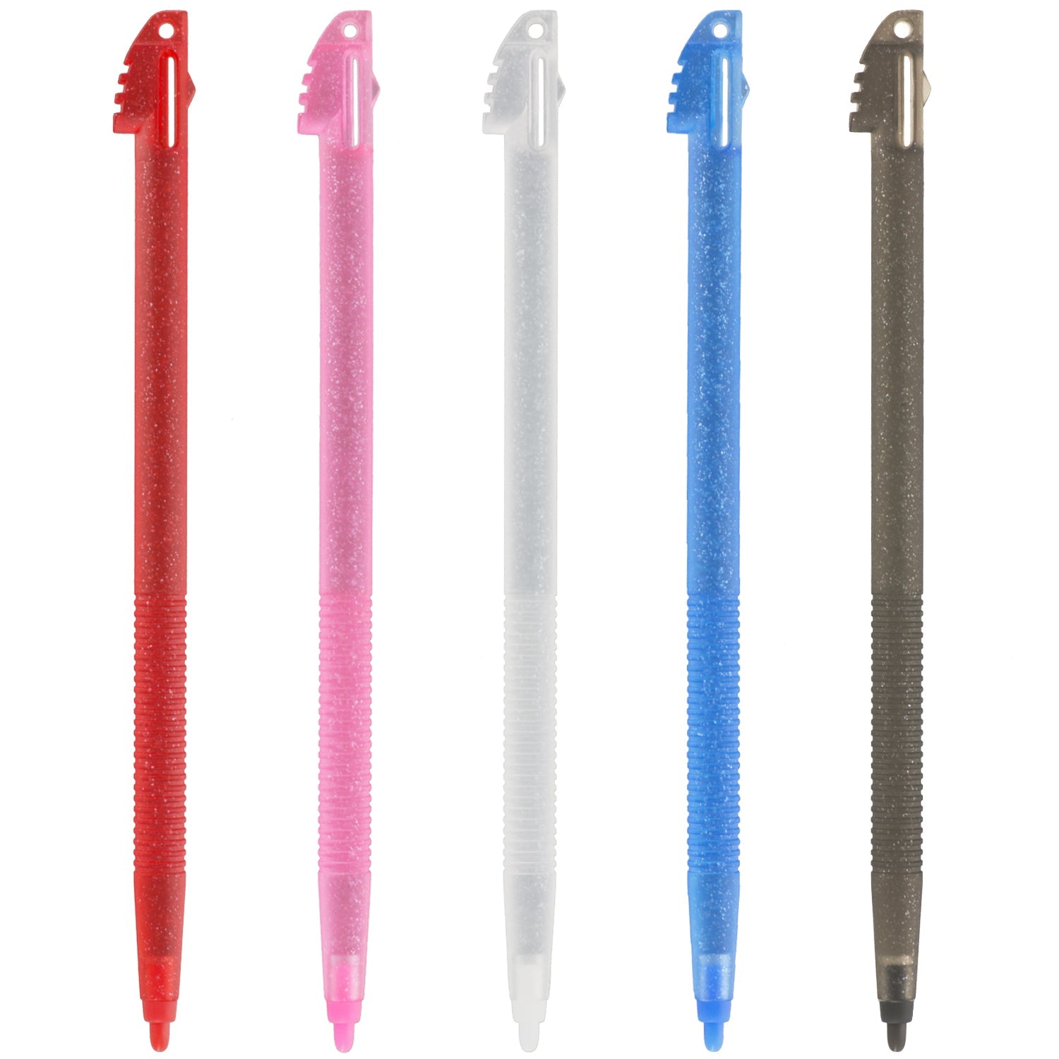 Replacement Glitter Stylus Set For Nintendo 3DS XL - 5 Pack - Multi-Colour | ZedLabz