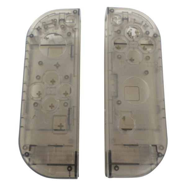 Replacement housing for Nintendo Switch Joy-Con left & right controller shell - Clear Black | ZedLabz