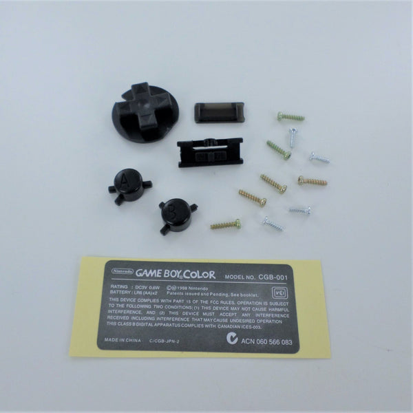 Replacement housing shell case repair kit for Nintendo Game Boy Color GBC (Colour) - Silver | ZedLabz
