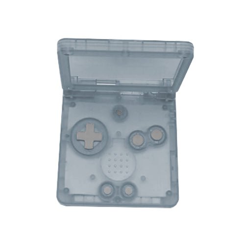Replacement housing shell for Game Boy Advance SP GBA Nintendo - clear glacier blue | ZedLabz