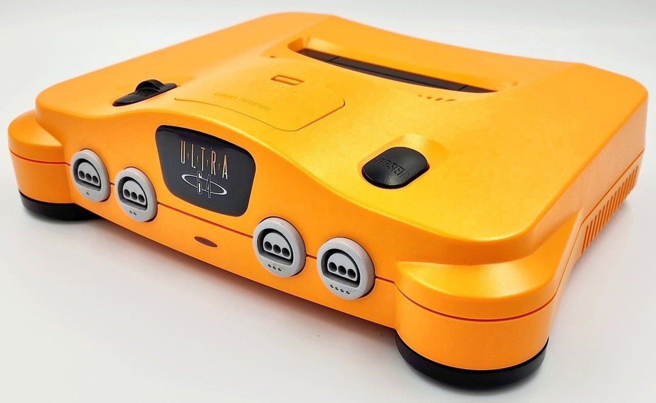 Replacement housing shell for Nintendo 64 N64 console Funtastic series limited edition - Spice orange | Trogg tech - 1