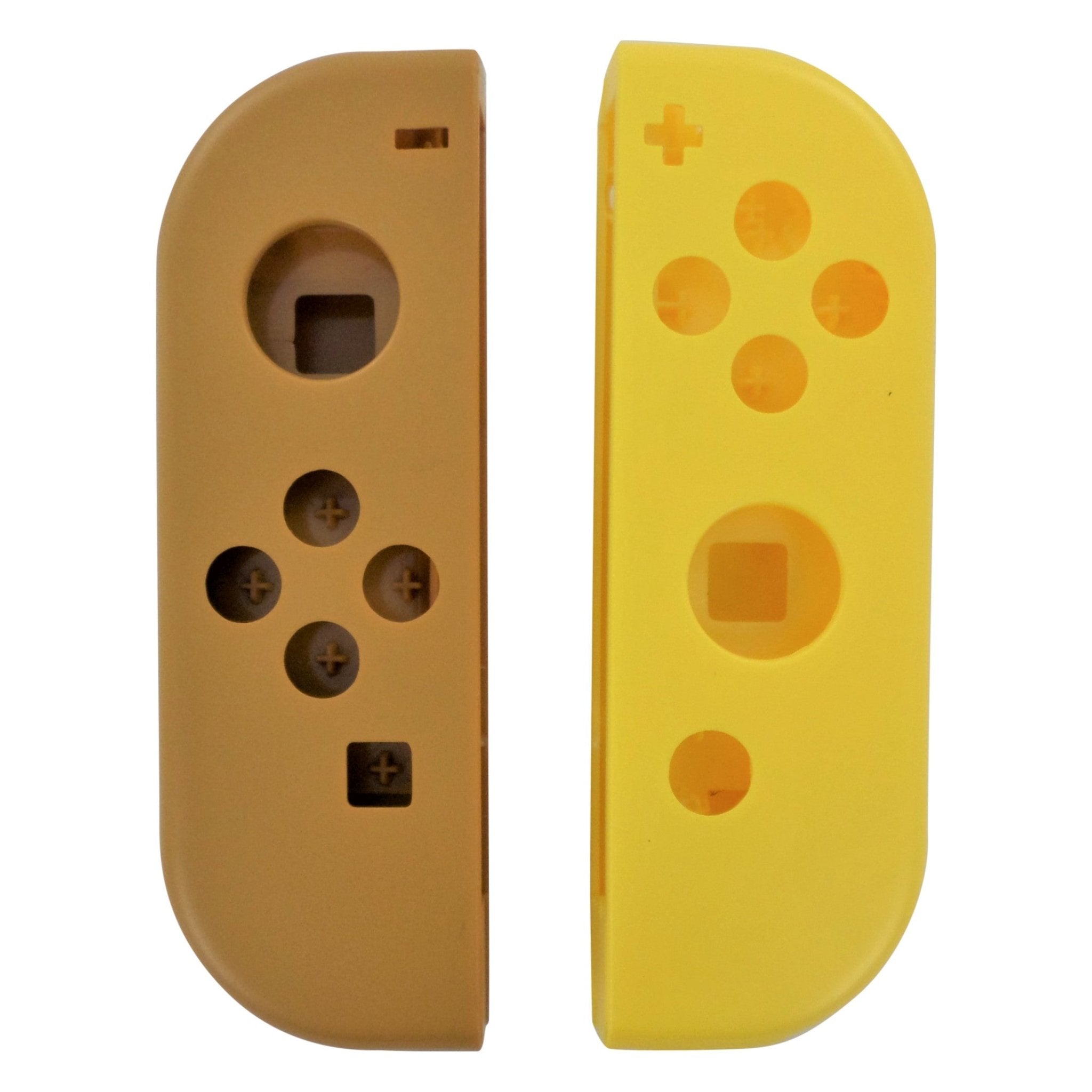 Replacement Housing shell for Nintendo Switch Joy Con controllers Pokemon style brown yellow ZedLabz