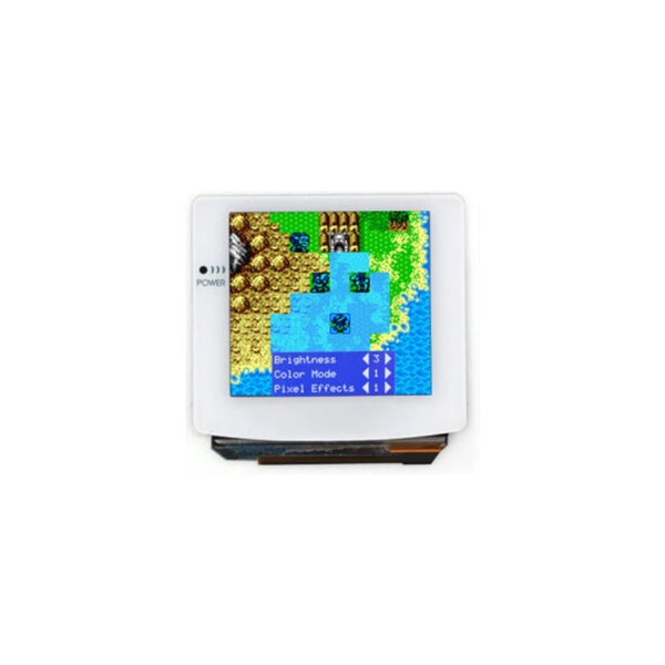 Replacement laminated OLED screen for Nintendo Game Boy Color (screen only) - White | Hispeedido - 1
