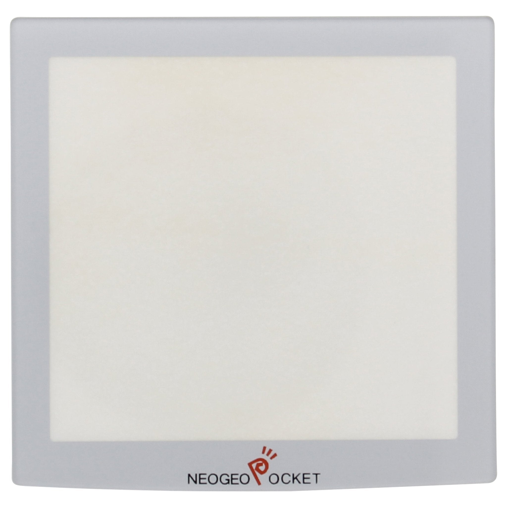 Replacement plastic screen lens cover for Neo Geo Pocket with adhesive - silver | ZedLabz