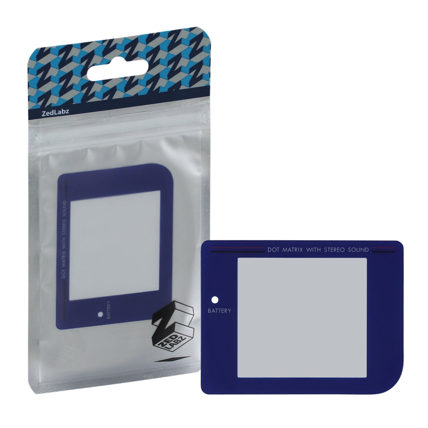 Replacement Plastic Screen Lens For Nintendo Game Boy Original DMG-01 - Blue | ZedLabz