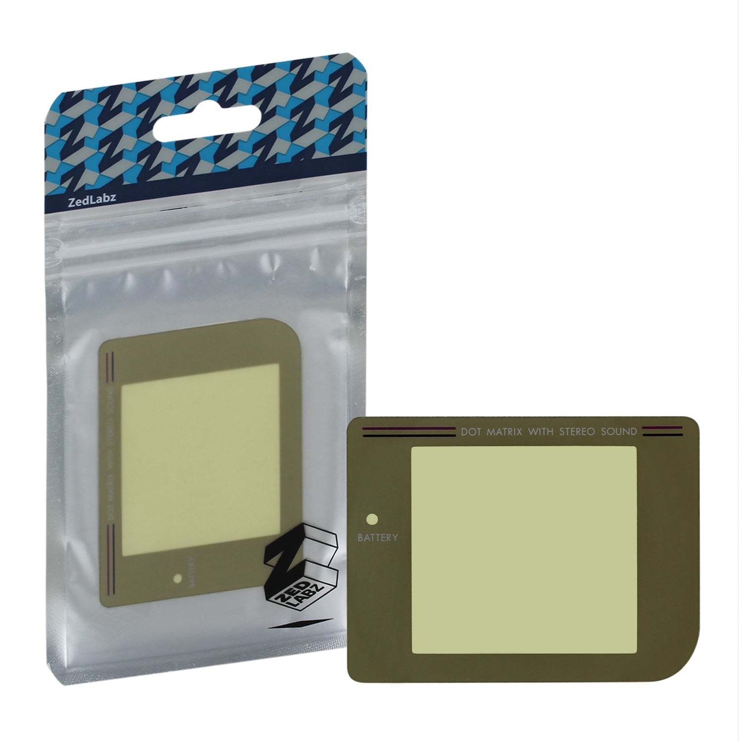 Replacement Plastic Screen Lens For Nintendo Game Boy Original DMG-01 - Gold | ZedLabz