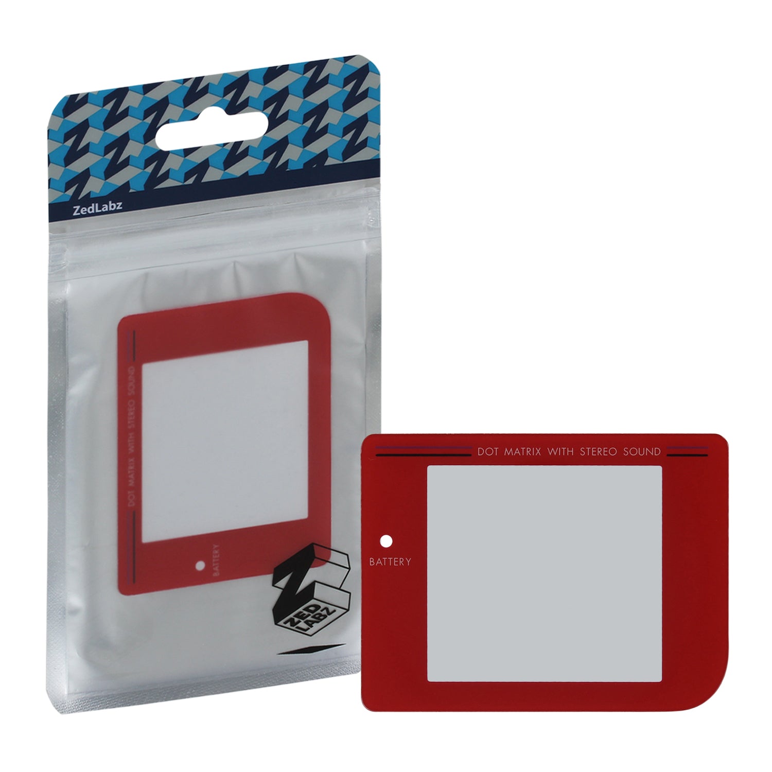 Replacement Plastic Screen Lens For Nintendo Game Boy Original DMG-01 - Red | ZedLabz