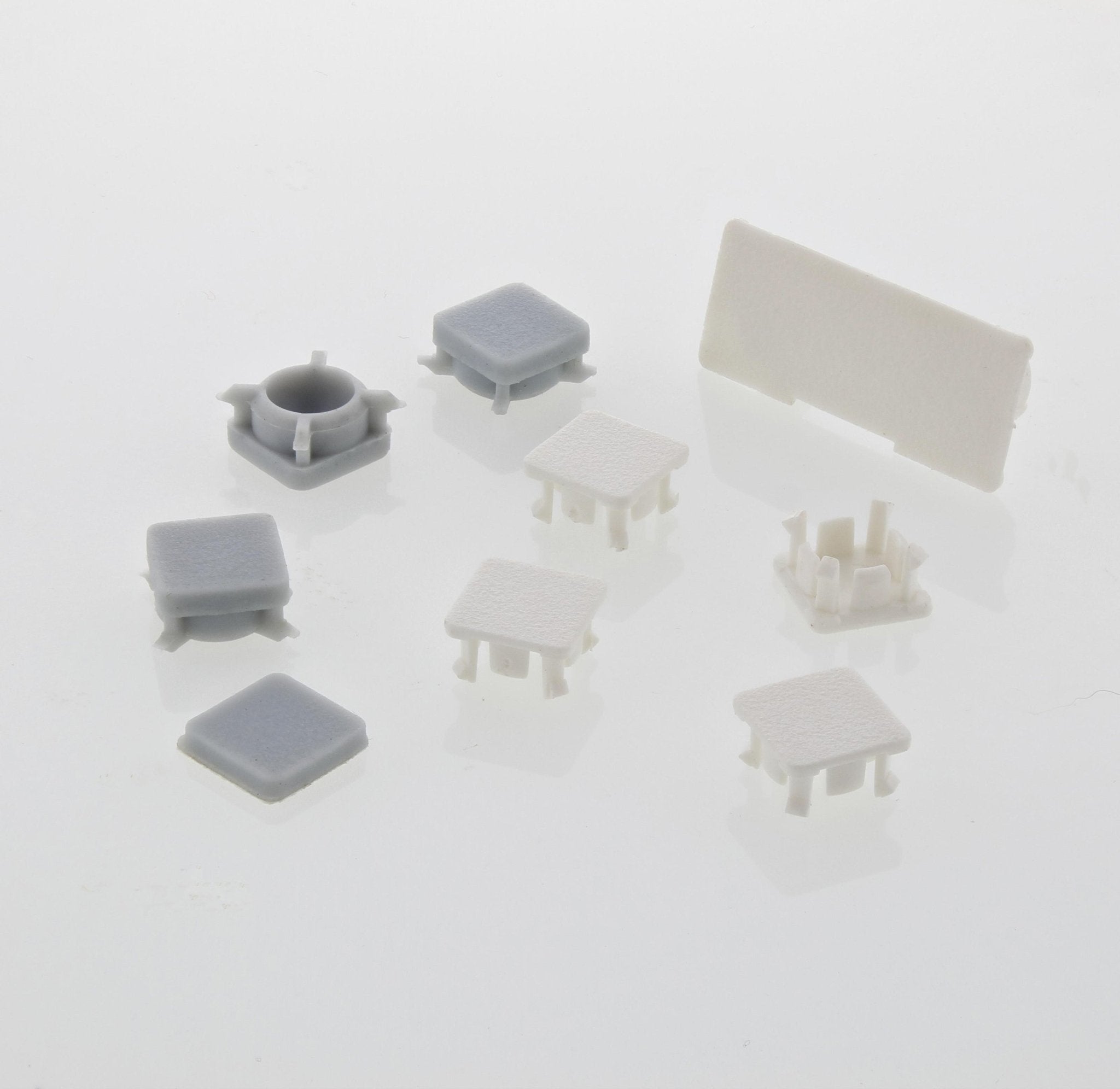 Replacement Plastic Screw Covers & Feet For Sony PS3 Slim Console - White | ZedLabz