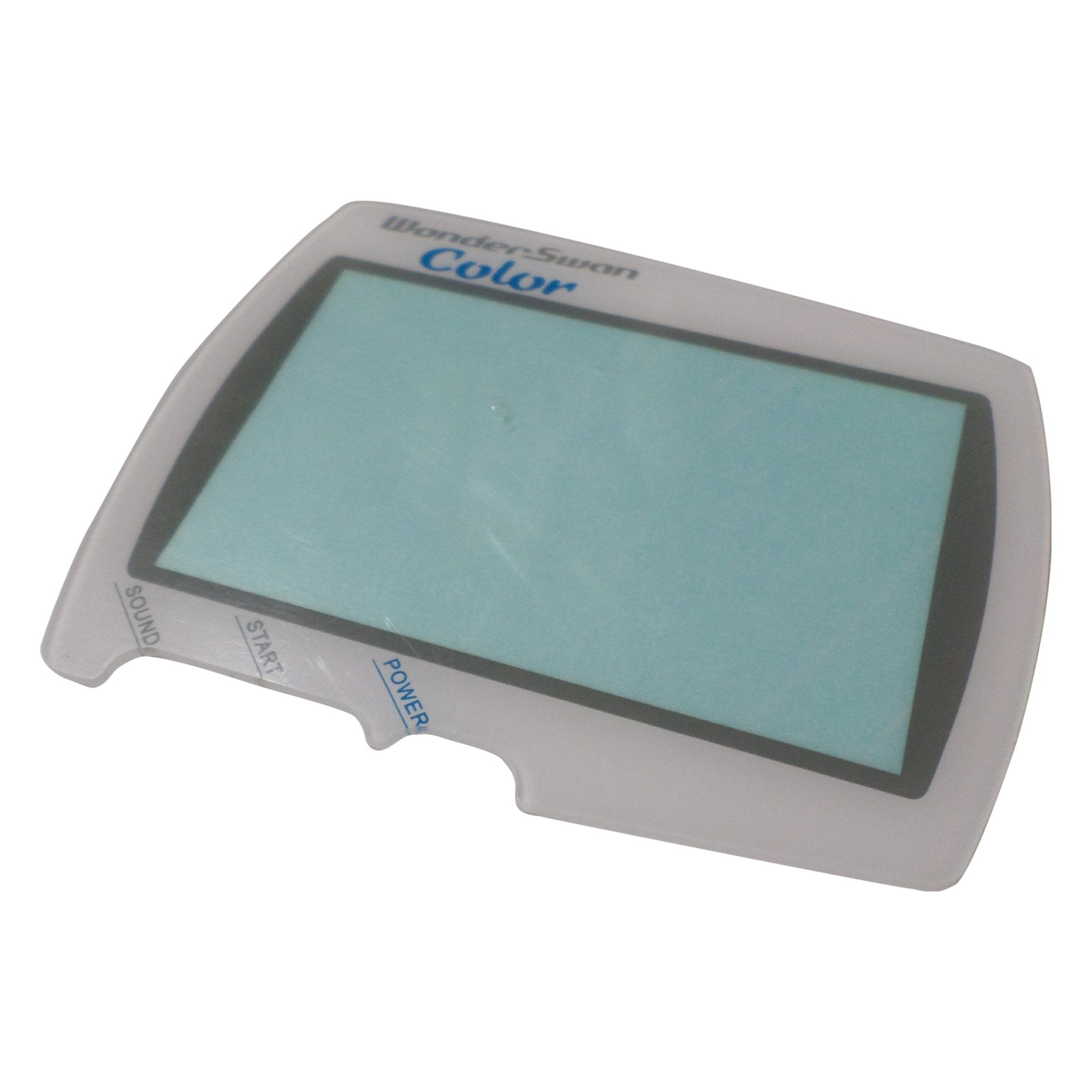 Replacement screen lens plastic cover for Bandai WonderSwan Color protective - white | ZedLabz