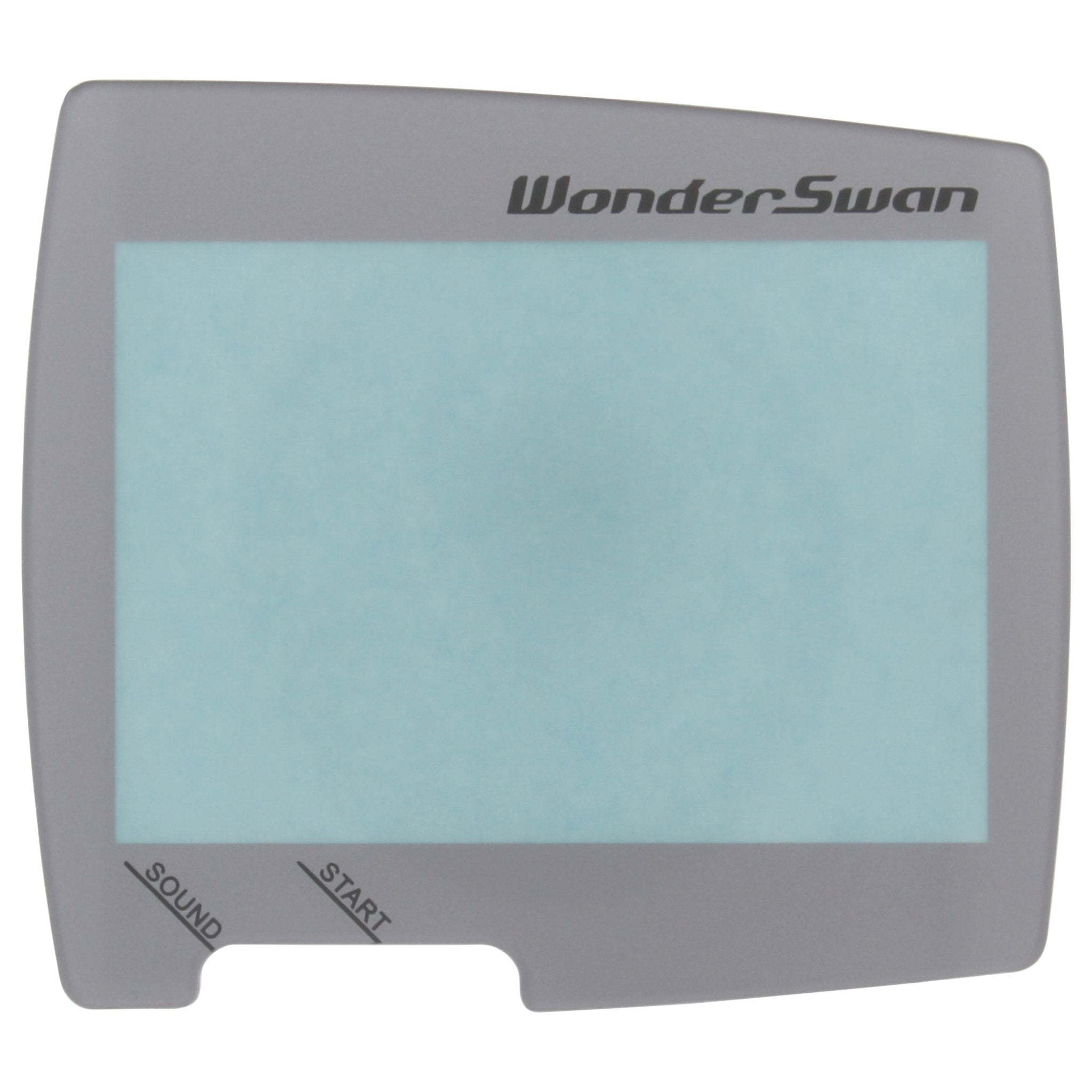Replacement screen lens plastic cover for Bandai WonderSwan - silver | ZedLabz