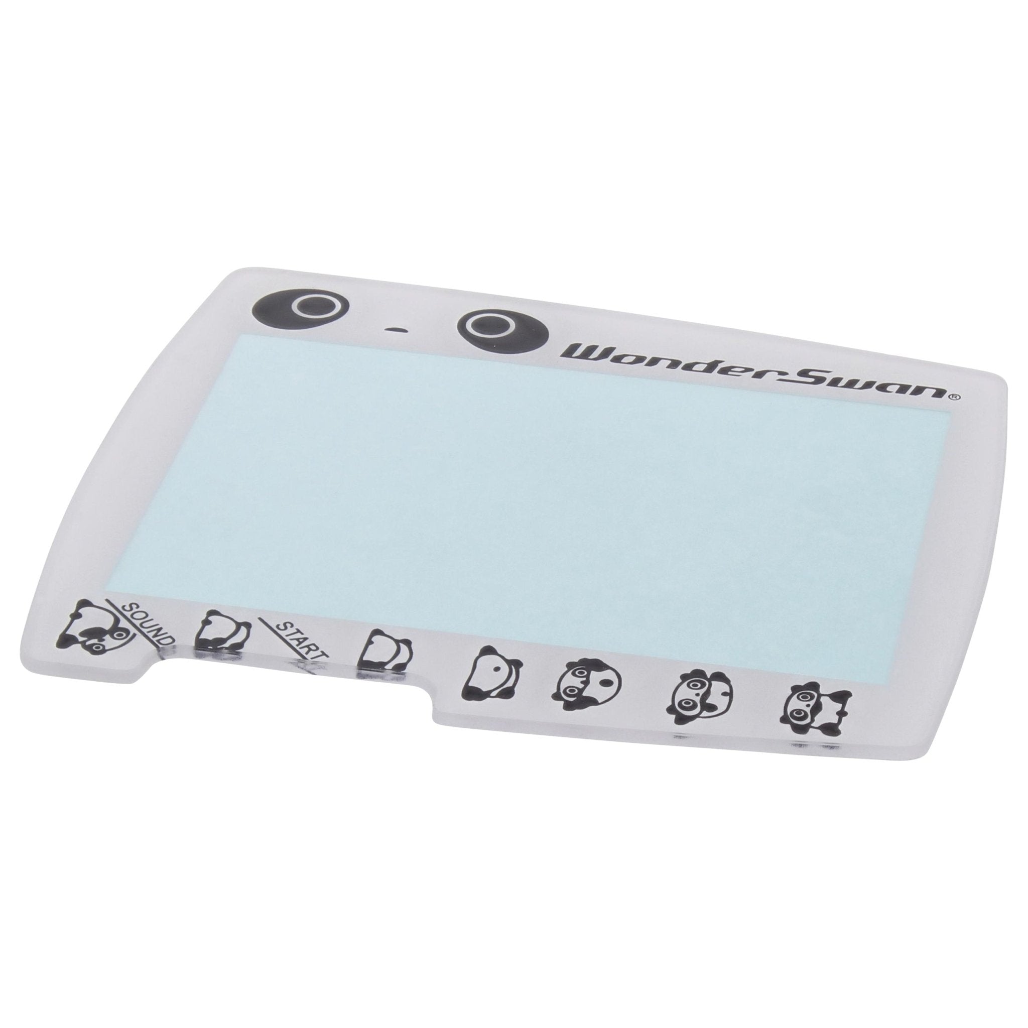 Replacement screen lens plastic cover for Bandai WonderSwan Tare Panda edition protective - white | ZedLabz