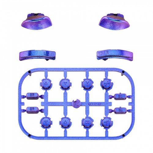 Replacement Soft Touch Button Set For Nintendo Switch Joy-Cons - Chameleon Purple | ZedLabz