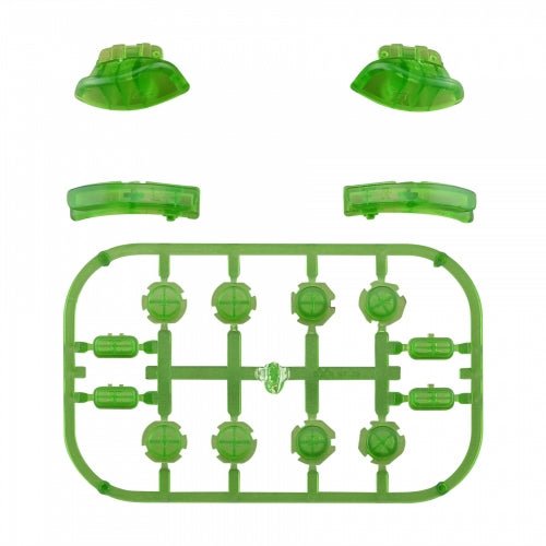 Replacement Soft Touch Button Set For Nintendo Switch Joy-Cons - Clear Green | ZedLabz