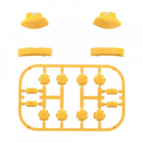 Replacement Soft Touch Button Set For Nintendo Switch Joy-Cons - Yellow | ZedLabz