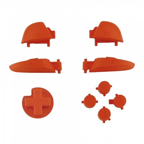 Replacement Soft Touch Button Set For Nintendo Switch Pro Controller - Orange | ZedLabz