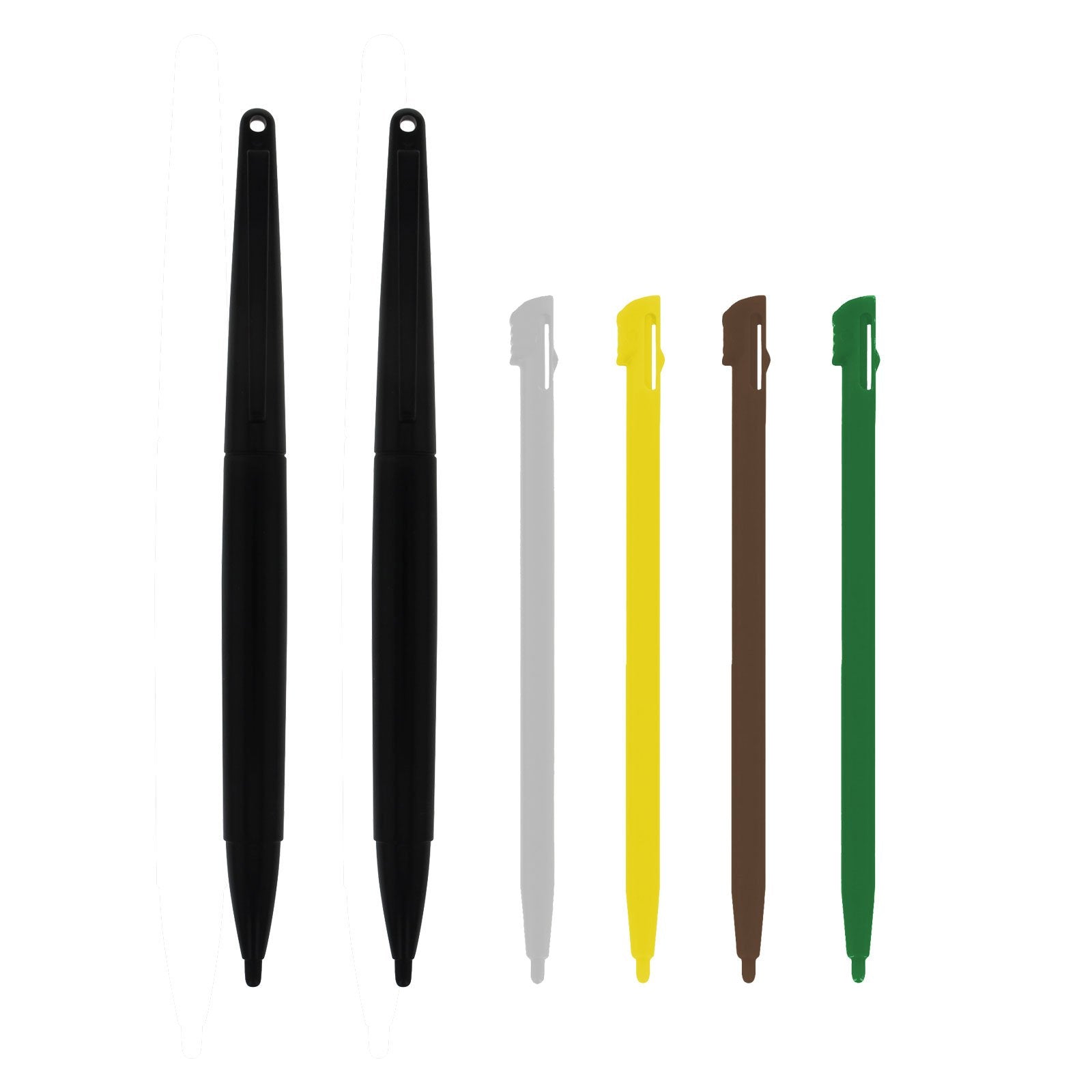 Replacement Standard & XL Stylus Pen Pack For Nintendo 2DS - 6 Pack Limited Edition Multi - Colour | ZedLabz - 2
