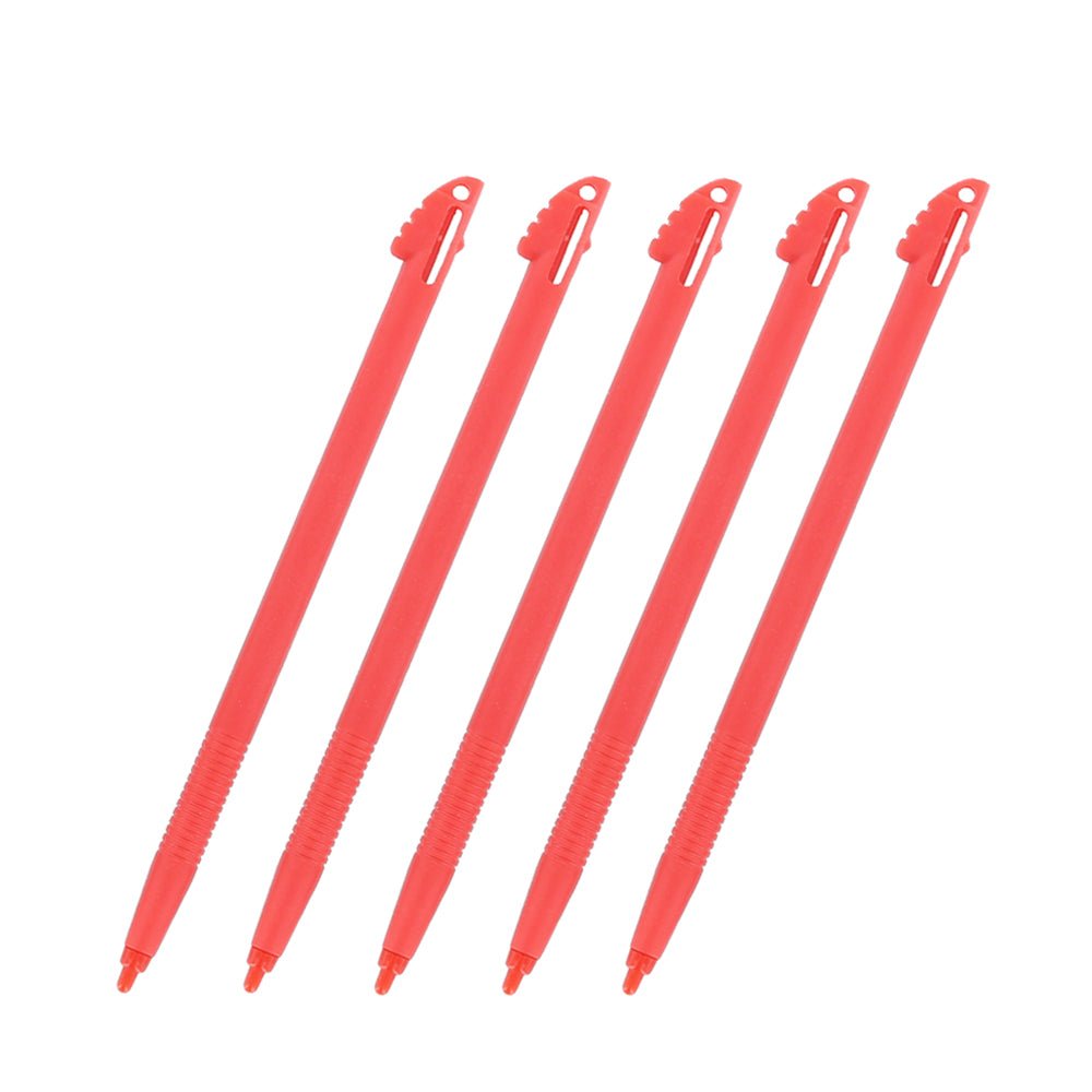 Replacement Stylus For Nintendo 3DS XL - 5 Pack Red | ZedLabz