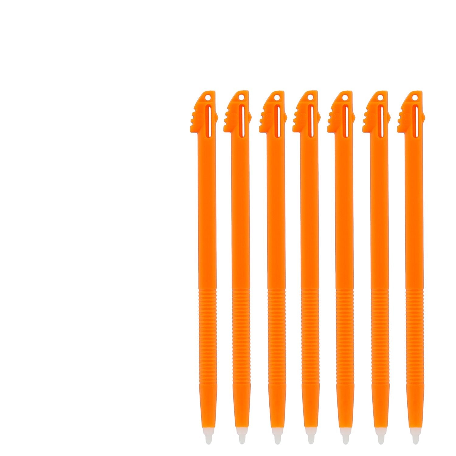 Replacement Stylus For Nintendo 3DS XL - 7 Pack Orange | ZedLabz