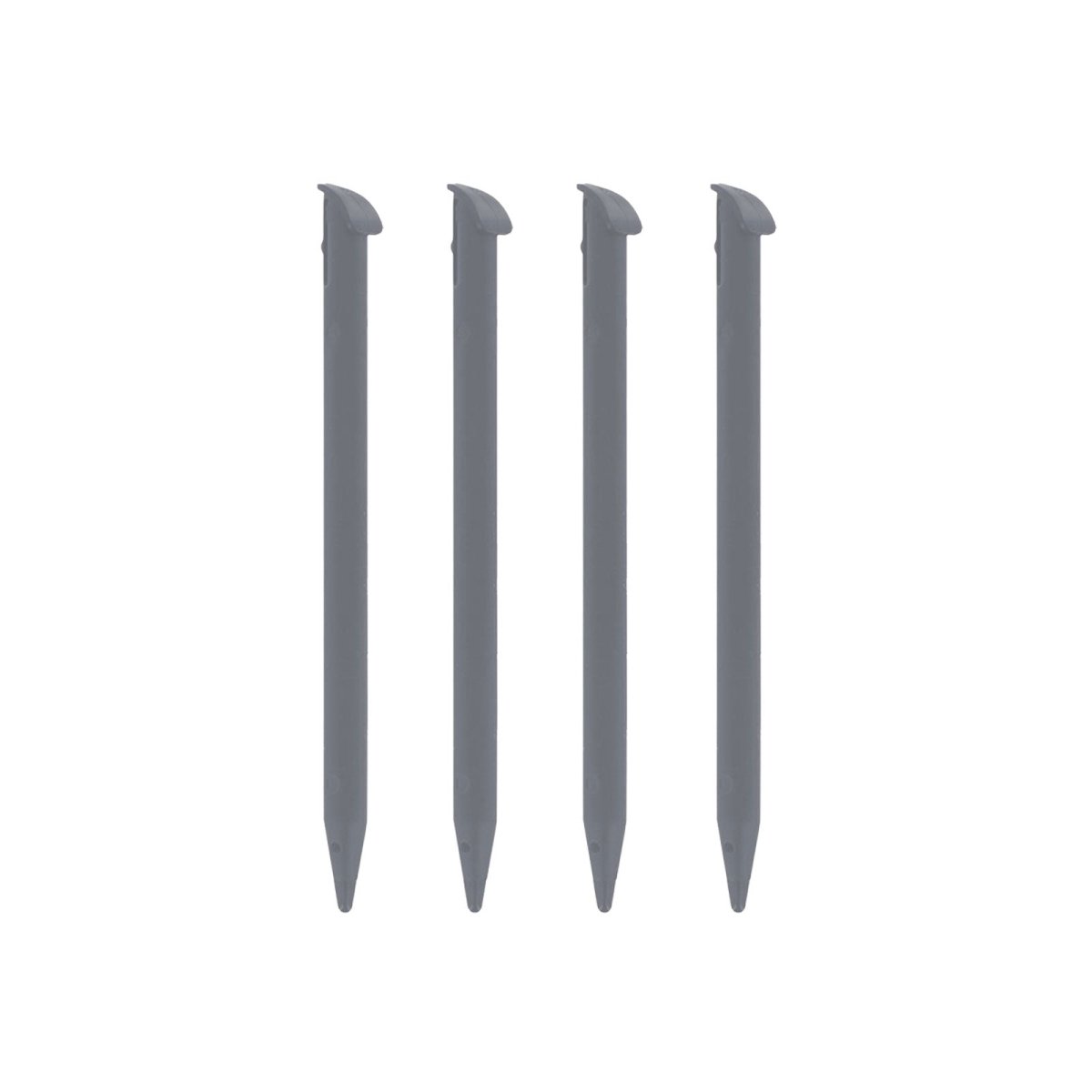Replacement Stylus Pen For 2015 Nintendo New 3DS XL - 4 Pack Snes style Grey | ZedLabz - 1