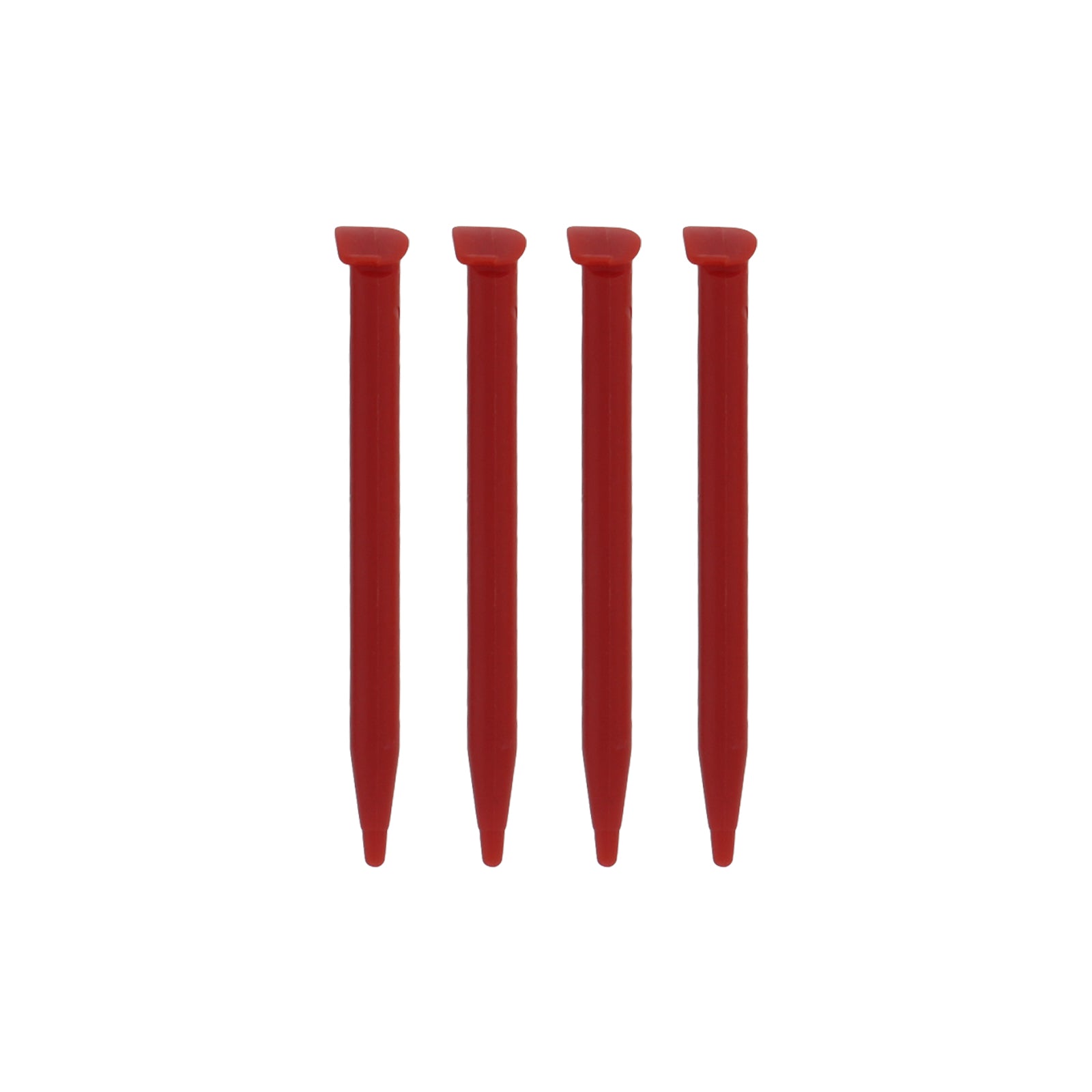 Replacement Stylus Pen Pack For Nintendo 2DS XL - 4 Pack Red | ZedLabz