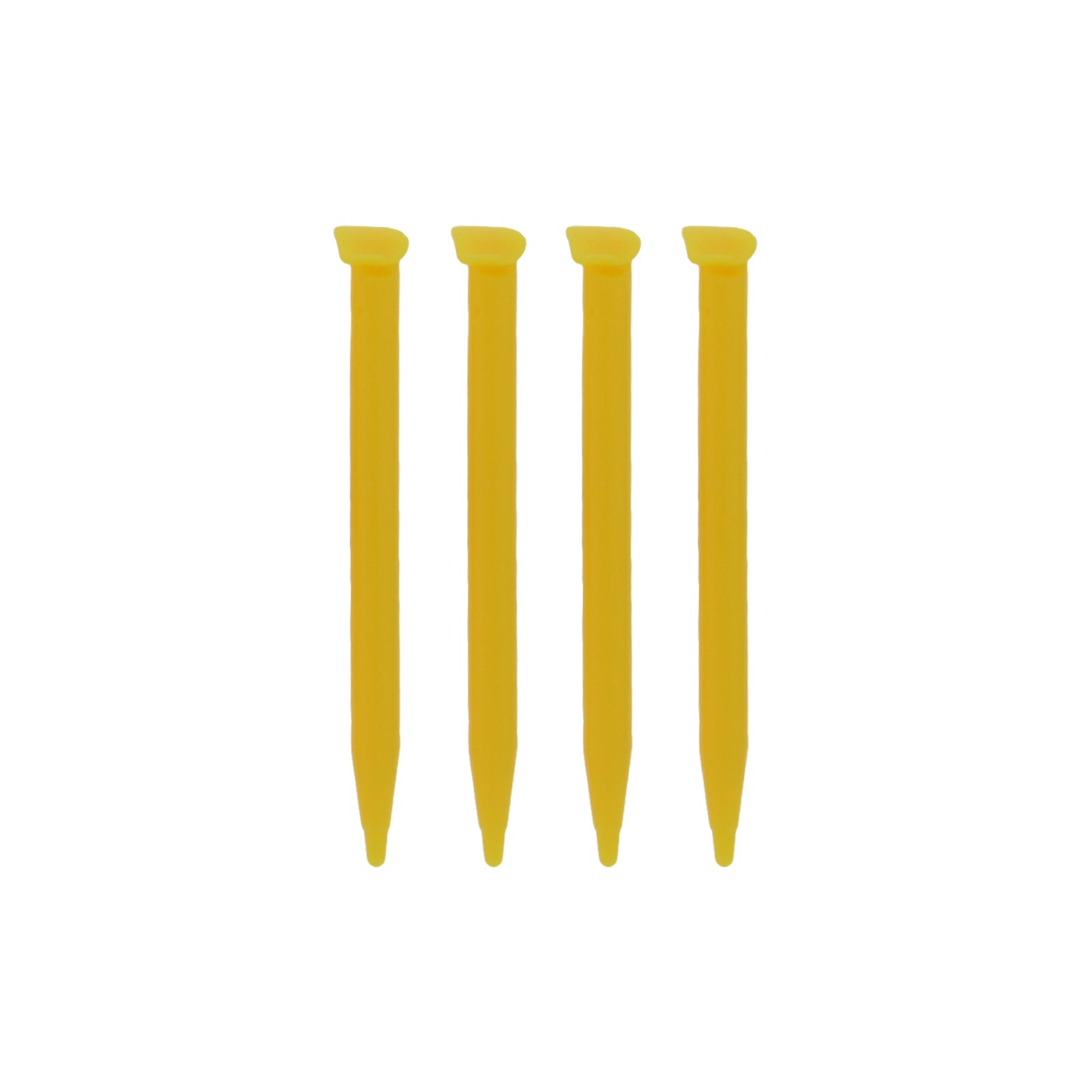 Replacement Stylus Pen Pack For Nintendo 2DS XL - 4 Pack Yellow | ZedLabz