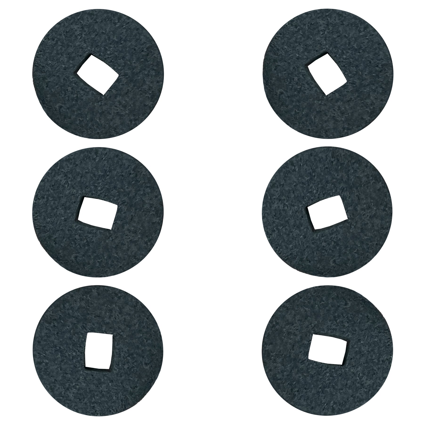 Replacement switch foam dust cover circle washers for Atari 2600 - 6 pack black | ZedLabz