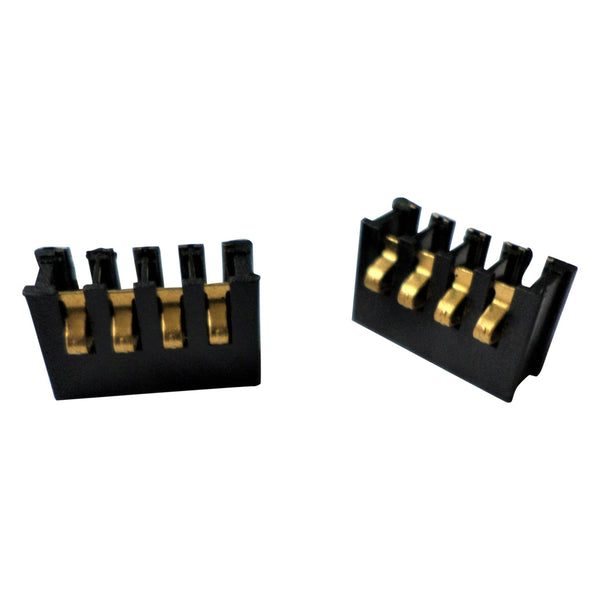Replacement terminal contacts interface for Microsoft Xbox 360 Battery wireless controller - 2 pack black | ZedLabz