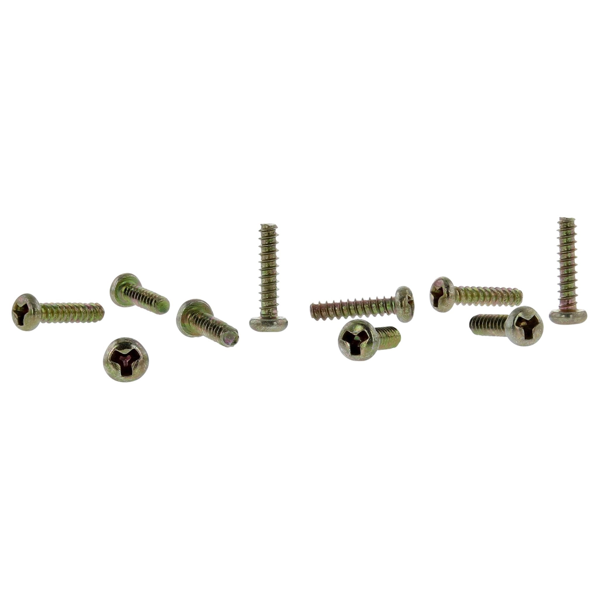 Replacement tri wing security screws for Nintendo Game boy, Color & Advance Y head (DMG, GBC, GBA) - 10 pack gold | ZedLabz