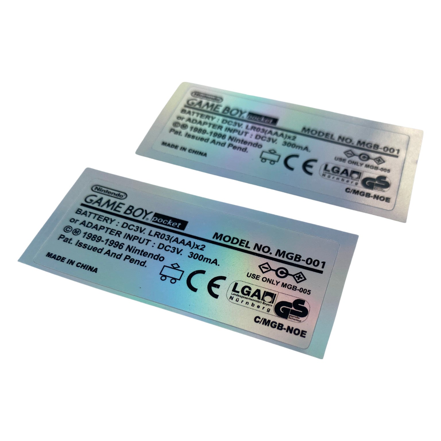 GBP Holo stickers