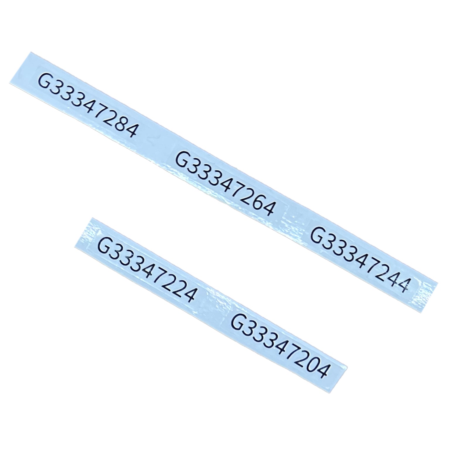 Reproduction Serial Sticker For Nintendo Game Boy DMG-01 Original - 5 Pack Clear | Gameduck
