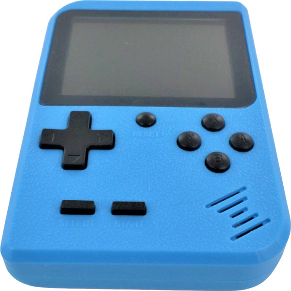 Retro Mini handheld video game console built in 777 classic games - Blue | ZedLabz