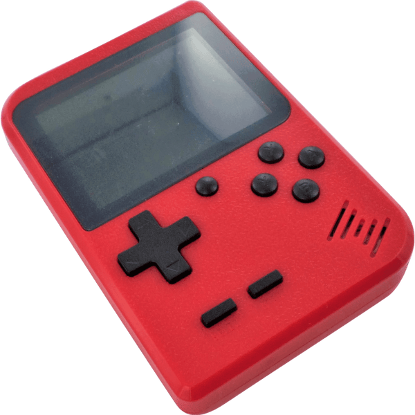 Retro Mini handheld video game console built in 777 classic games - Red | ZedLabz