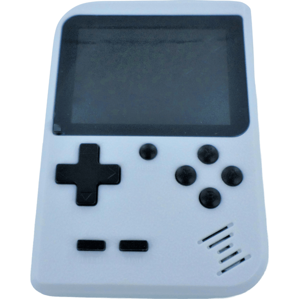 Retro Mini handheld video game console built in 777 classic games - White | ZedLabz