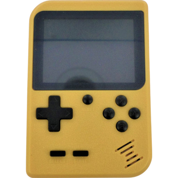 Retro Mini handheld video game console built in 777 classic games - Yellow | ZedLabz