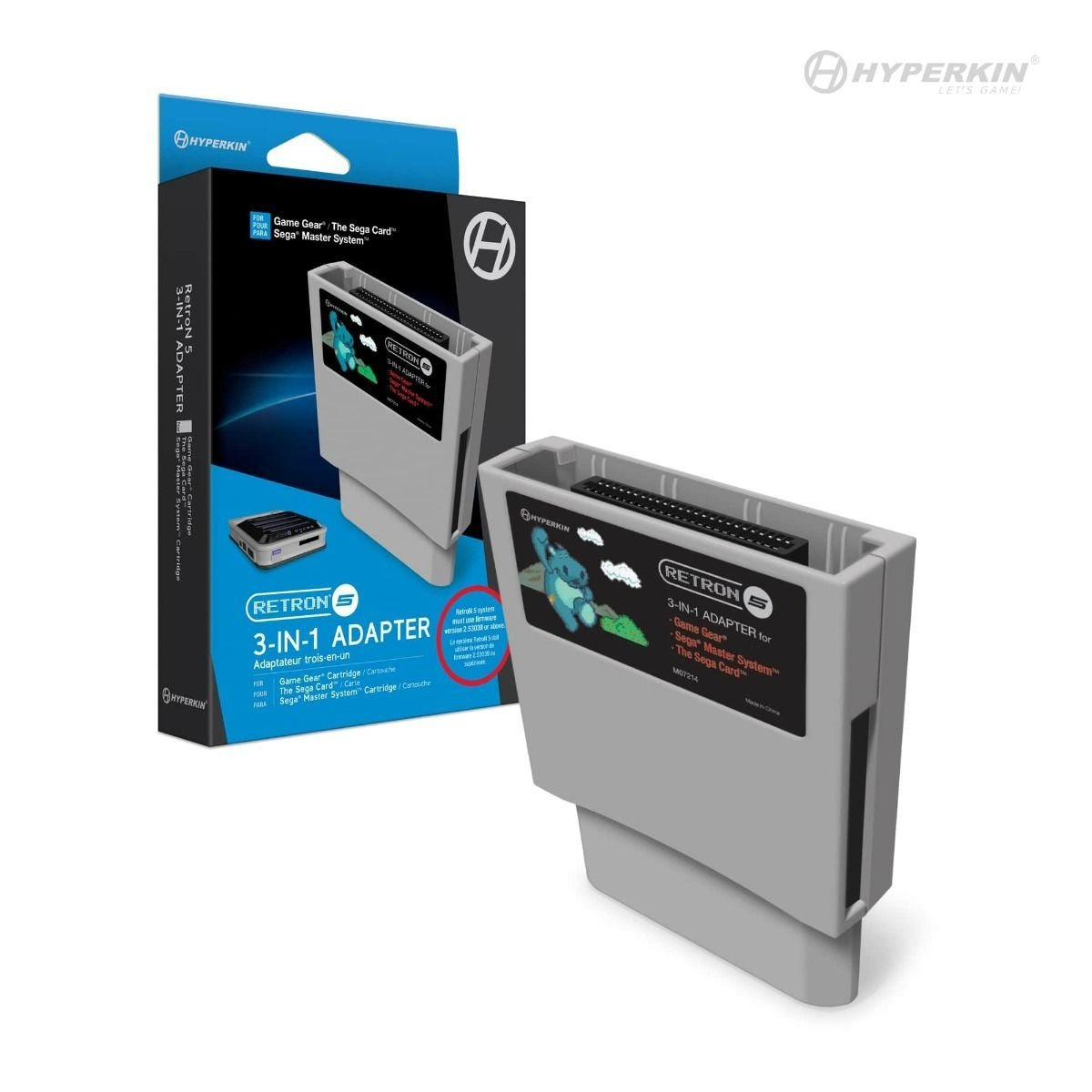 RetroN 5 3-in-1 adapter for Game Gear & Master System Cartridge Games | Hyperkin