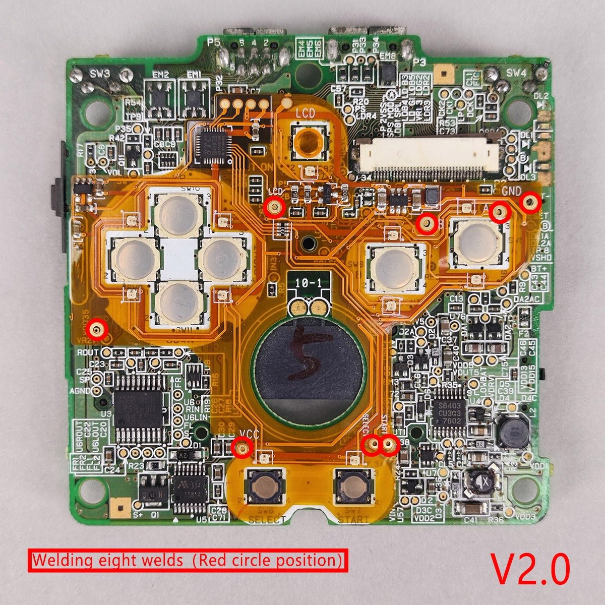 RGB LED V2 AGS Game Boy