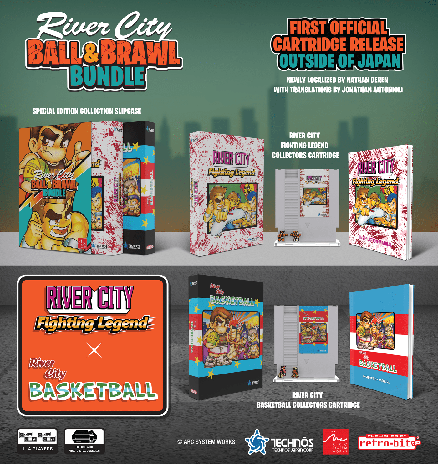River City Ball & Brawl Collector’s Edition for Nintendo NES | Retro - bit publishing - 1
