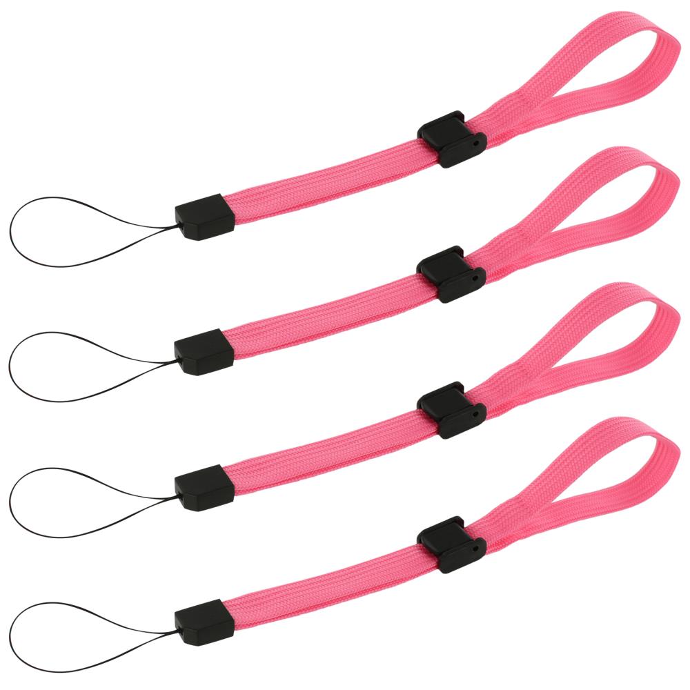 Wrist strap for handheld games consoles, cameras & mobiles adjustable – 4 pack pink | ZedLabz