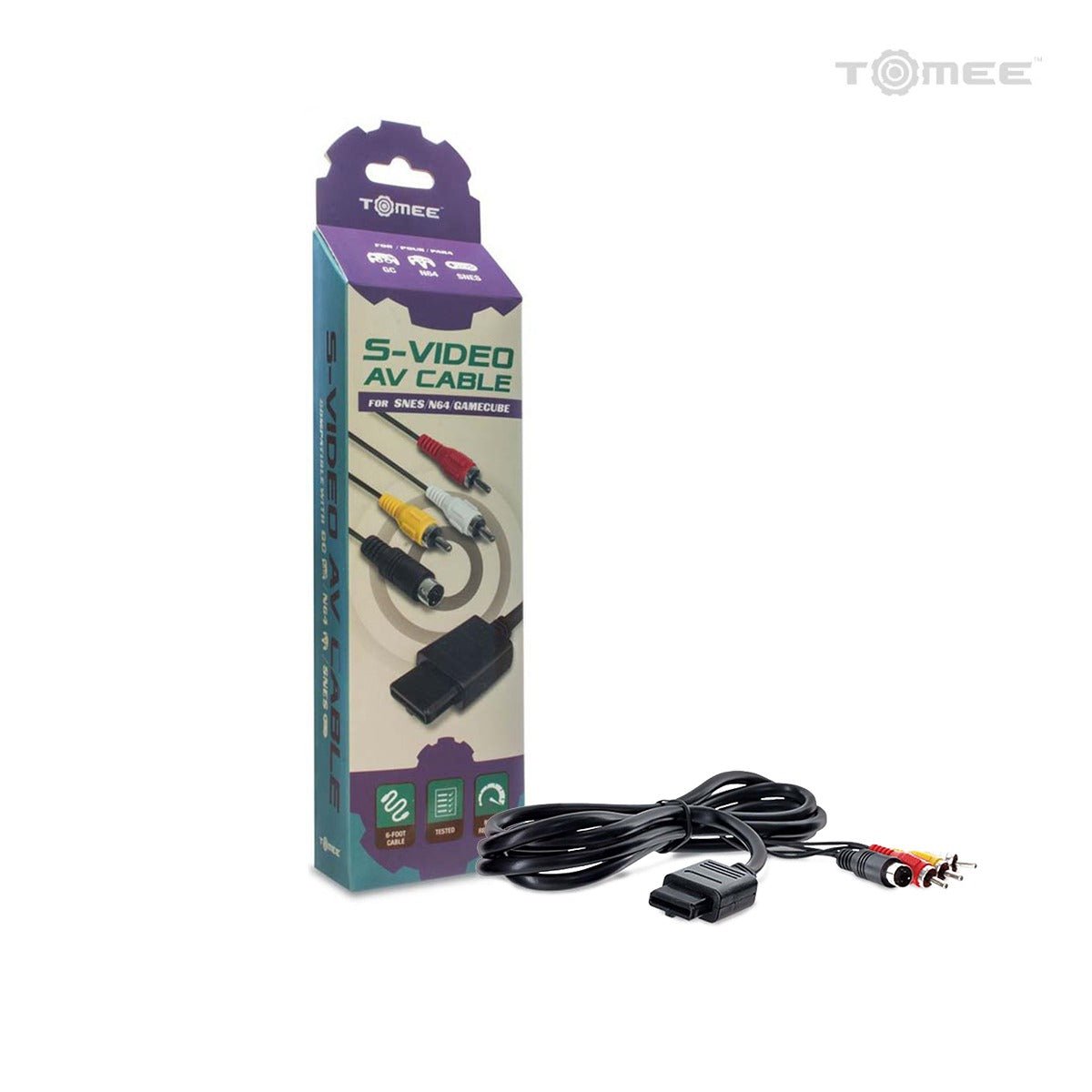 S-Video AV cable for GameCube N64 SNES Tomee1