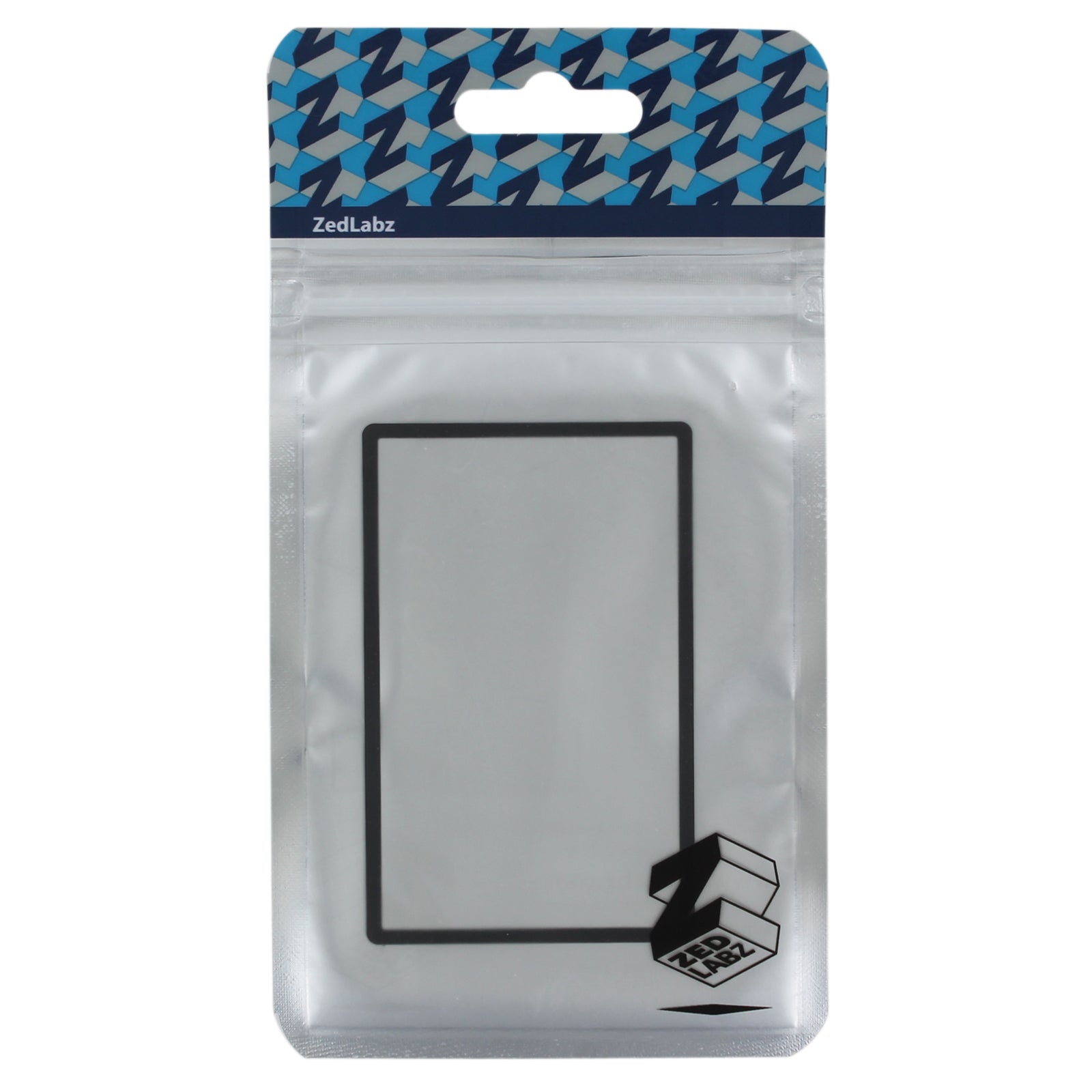 Screen lens for Nintendo New 3DS (2015) top cover with adhesive strips plastic replacement - Black | ZedLabz