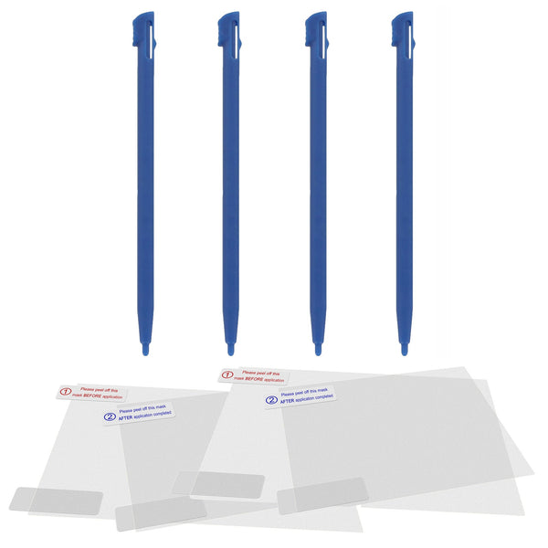 Screen Protector & Stylus Kit For Nintendo 2DS - Blue | ZedLabz