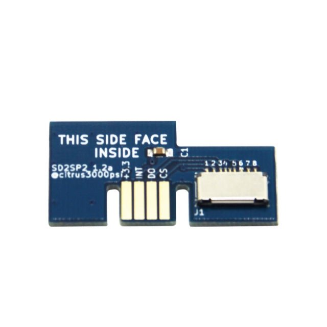 SD memory card for Nintendo GameCube serial port 2 SD2SP2 adapter - Blue | ZedLabz