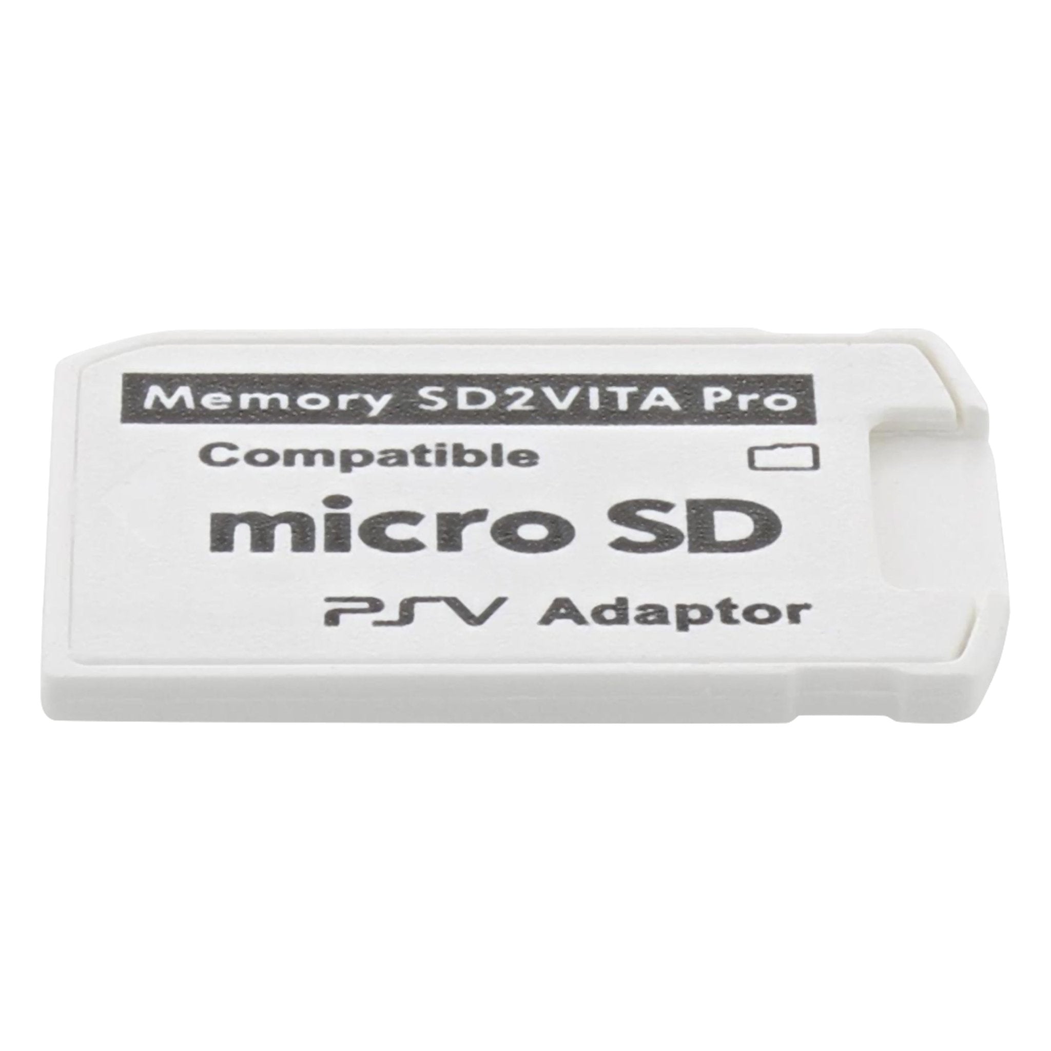 SD2Vita adapter for Sony PS Vita V5.0 memory card converter compatible with HENKAKU firmware - white | ZedLabz